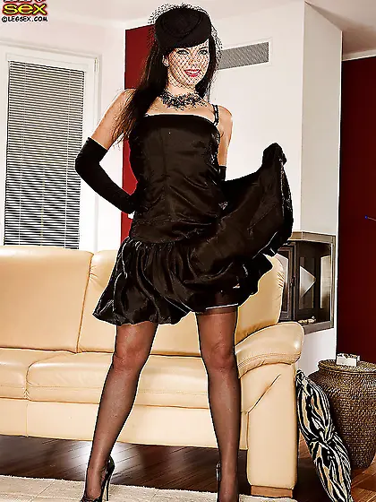 Beautiful sexy nylon