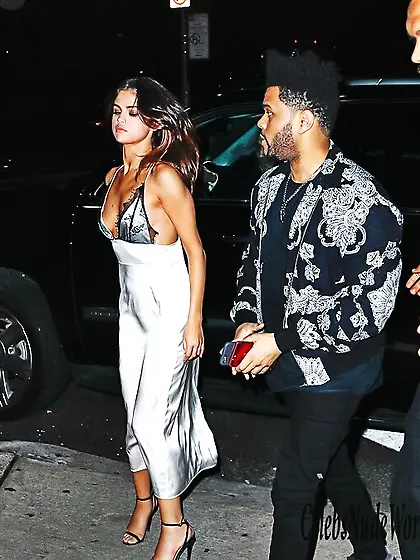 Selena Gomez Showing Some Sideboob At Night