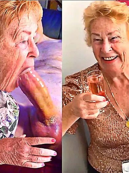 Blowjob Slut Granny Cathy Porn Granny Sucking off Erect Cock