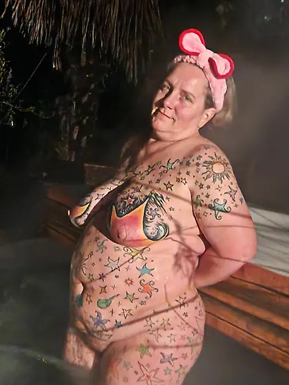 Ridiculous tattooed slut wife