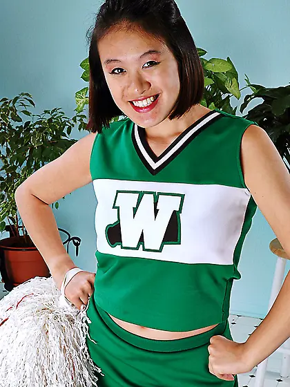 Uniform asian cheerleader