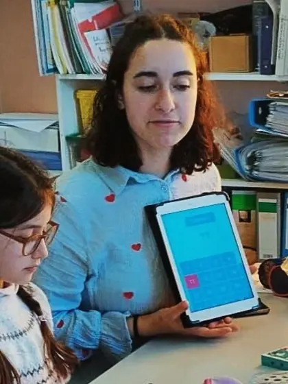 Sara,  sexy french teacher with big tits