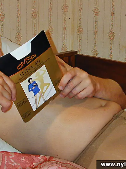 Pantyhose couple enjoys their fetish