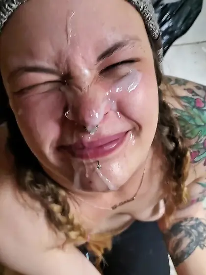 Amateur Facial Cumshot (AI Upscaled)