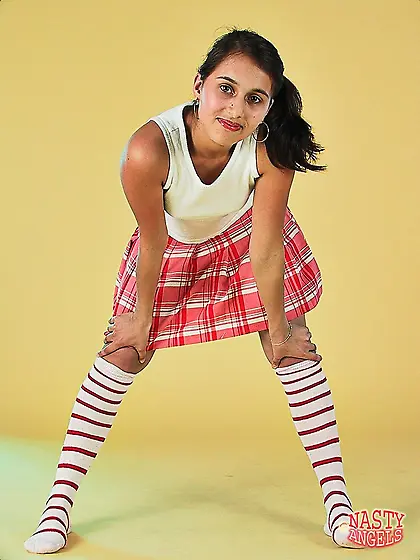 Cute uniform amateur