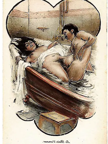 Them.  Drawn Porn Art 29 - French Postcards
