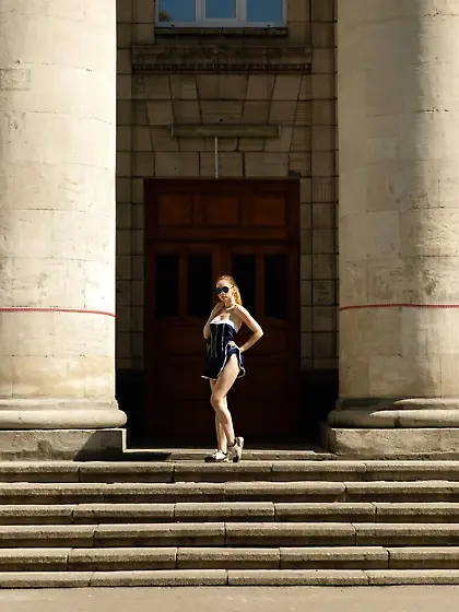 College chick can't wait to get naked