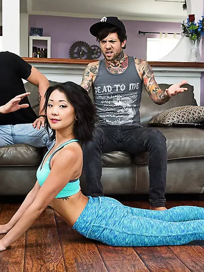 Skinny asian foot fetish