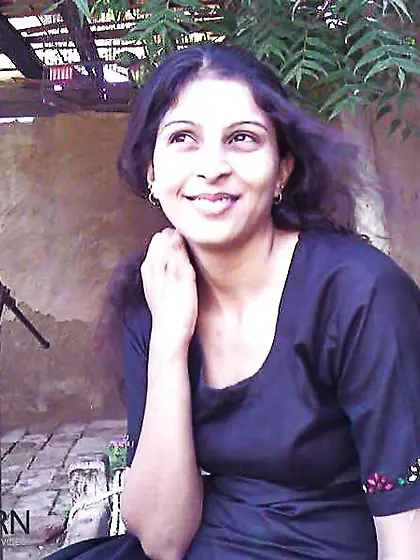 Indian village woman Open Air Tub + Flick