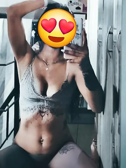 my lovely daughter in front of her mirror