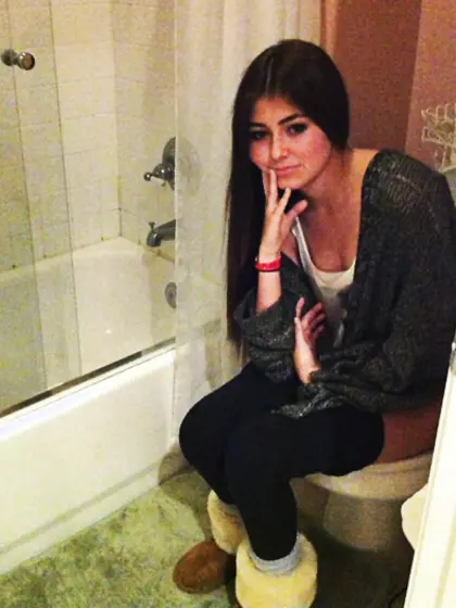 Toilet and pee girls