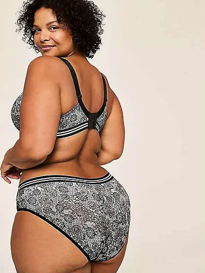 Lane Bryant--big asses in hipster panties