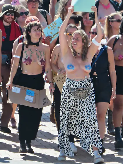 free the nipple protest