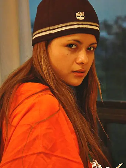 Bad ass brunette momma Bella Spice with sexy booty posing toples