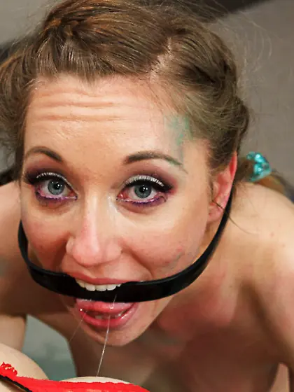 Chick tied spanked class