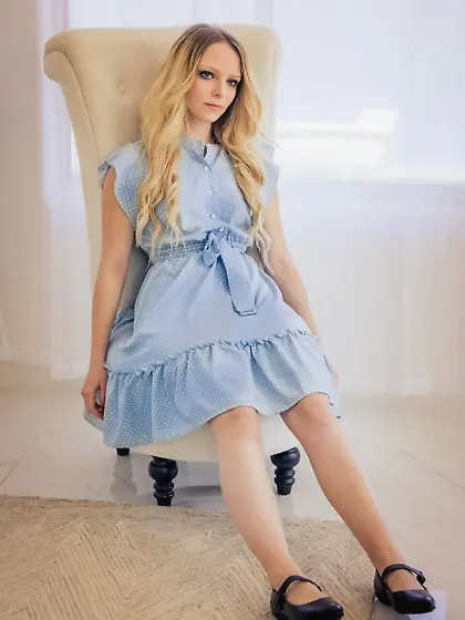 Allie cosplay Megan M3gan doll stockings uniform