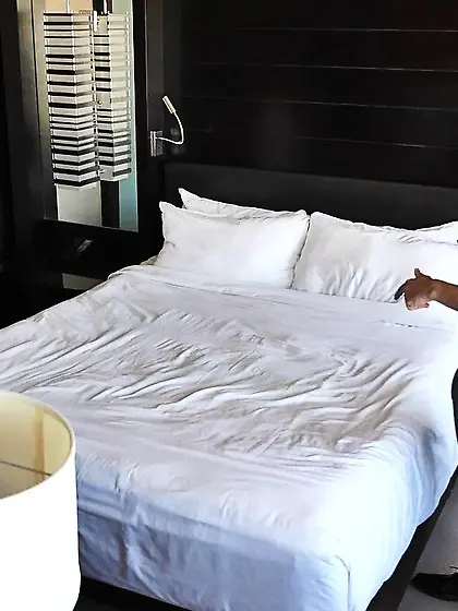 Naughty tiny babe gets big dick in her hairy...