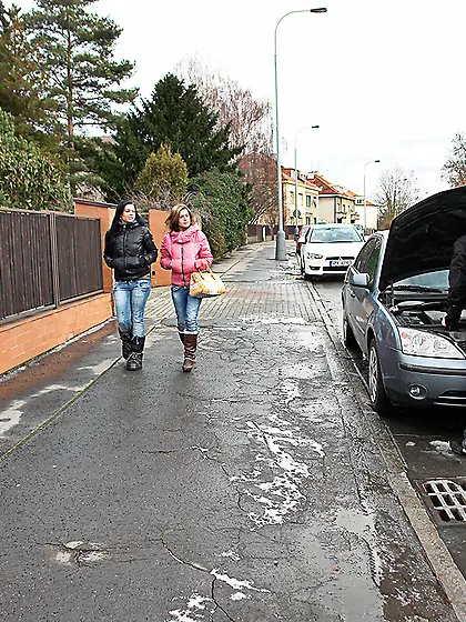 Dommes crothcless bodypantyhose enjoying