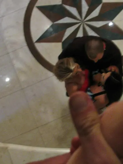 Carolyn Reese swaps sperm with another big racked slut after get