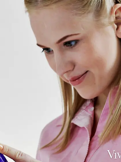 Insatiable beauties Dorothy Black and Nikka Hill licking in bed