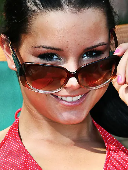 Small titted angelic brunette Tanner Mayes bares it all and gets