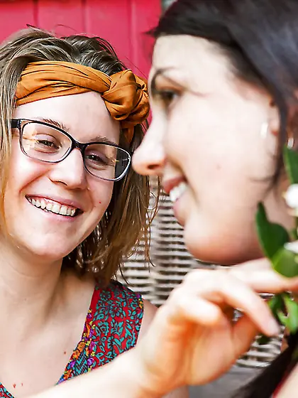 Older babe found out that teen was a lesbian too and tested her