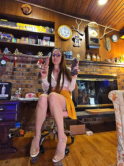 Your little cock may not deserve the real thing, but......