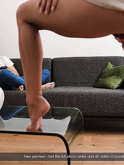 Exciting Lexie Dona got on top of her boyfriend and tightly slid