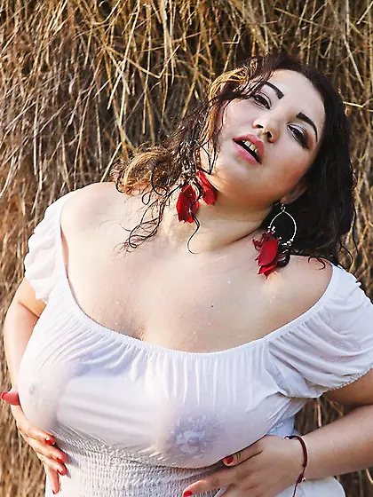 White girl blonde hair