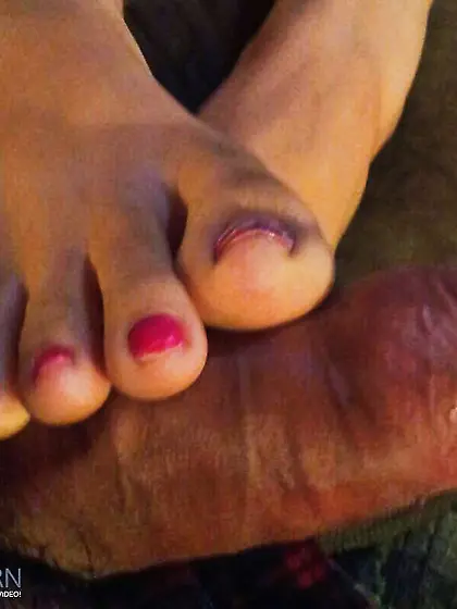 Footjobs from wife