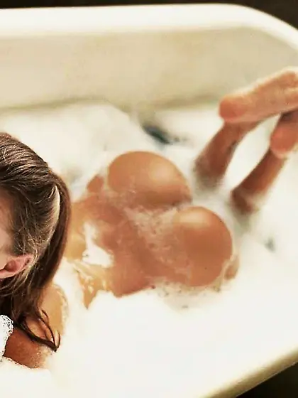 Beauty Taking A Bath