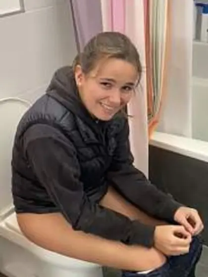 Toilet and pee girls