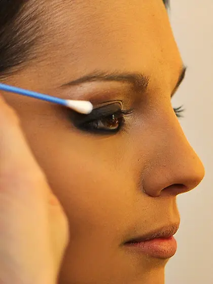 Behind the scenes with Eve Angel as lesbian guard and Eve Smile