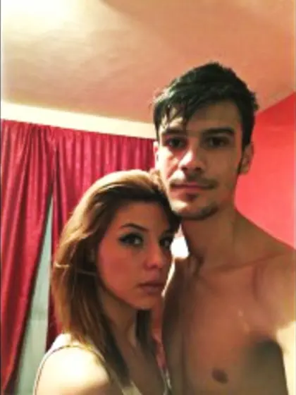 Brunette Tommy and Blonde Teen Adelle Facial.