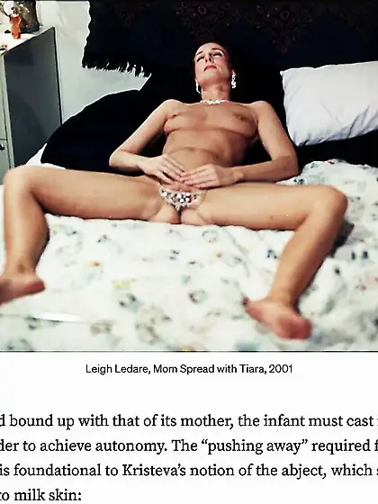 Tina Peterson,  nudes by her own son,  Leigh Ledare