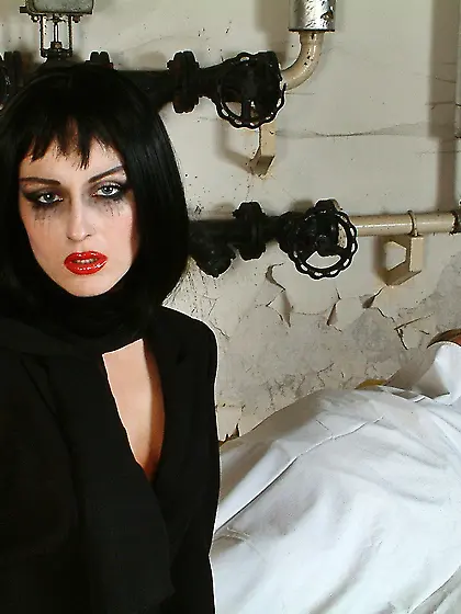 The black widow grief-stricken