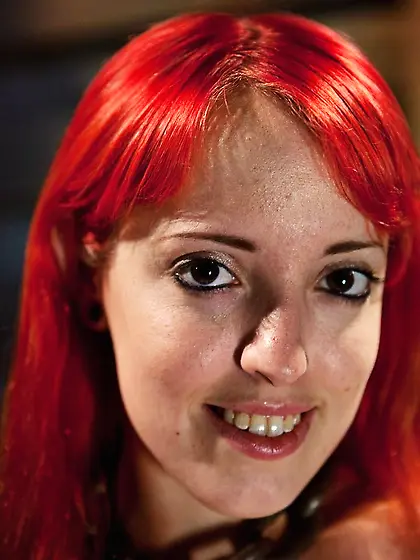 Redhead bound rope amazing