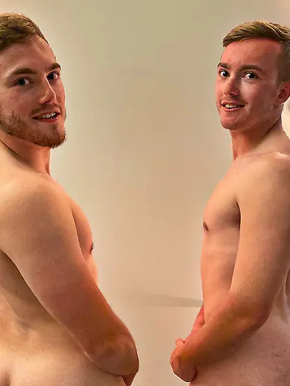 Joey and James - @twinningtwinks on twitter