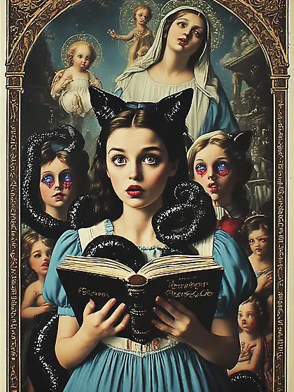 Alice Brings The Necronomicron To Church