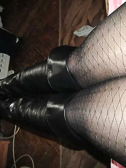 My wifey in footwear and ebony PH