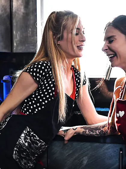 Maya Woulfe and Aiden Ashley can't get enough of each other