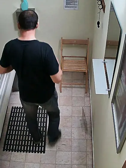 Gay dude solarium fondling