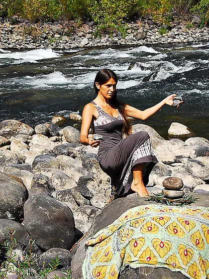 Incredible hirsute alexia long