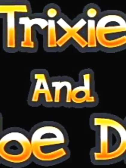 Ponytailed blonde brunette share