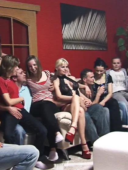 Swingers invited young chicks