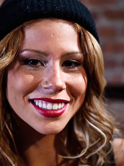 Girls tied mouth restraint