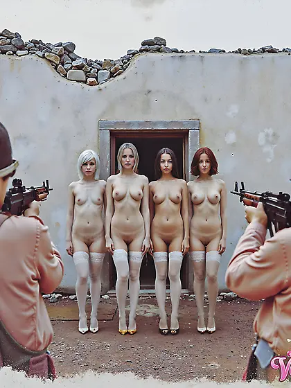 Four girls before firing squad