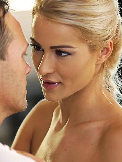 Serbian beautiful blonde anal