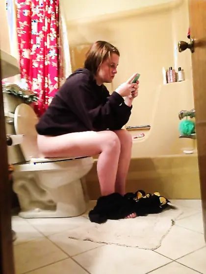 Toilet and pee girls