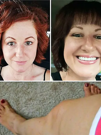 Feet/face collages